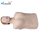 Electronic Half Body CPR Training Manikins Male Female Cpr Prompt Manikins VIC-404A / 404B